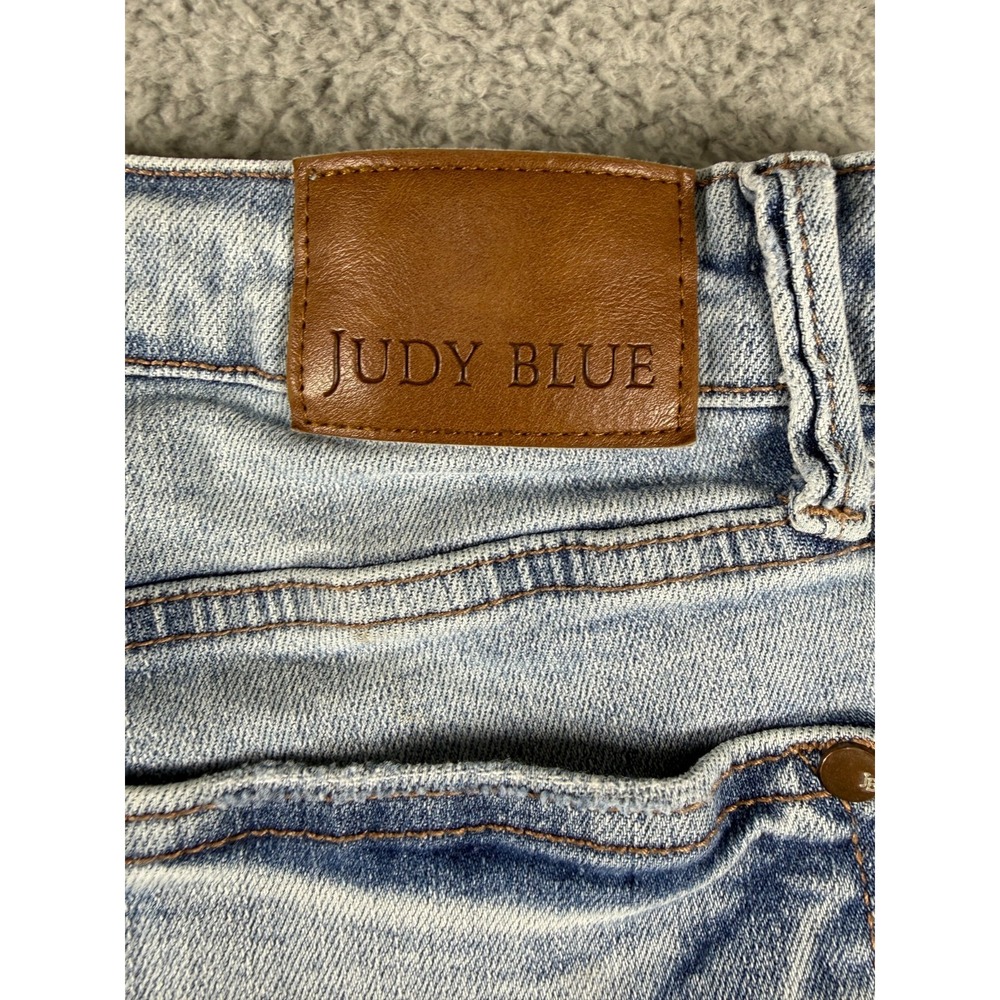 Judy Blue Slim Fit Denim Jeans Stretch Size 15/32 JB88980 LT 32x28 - Picture 9 of 9